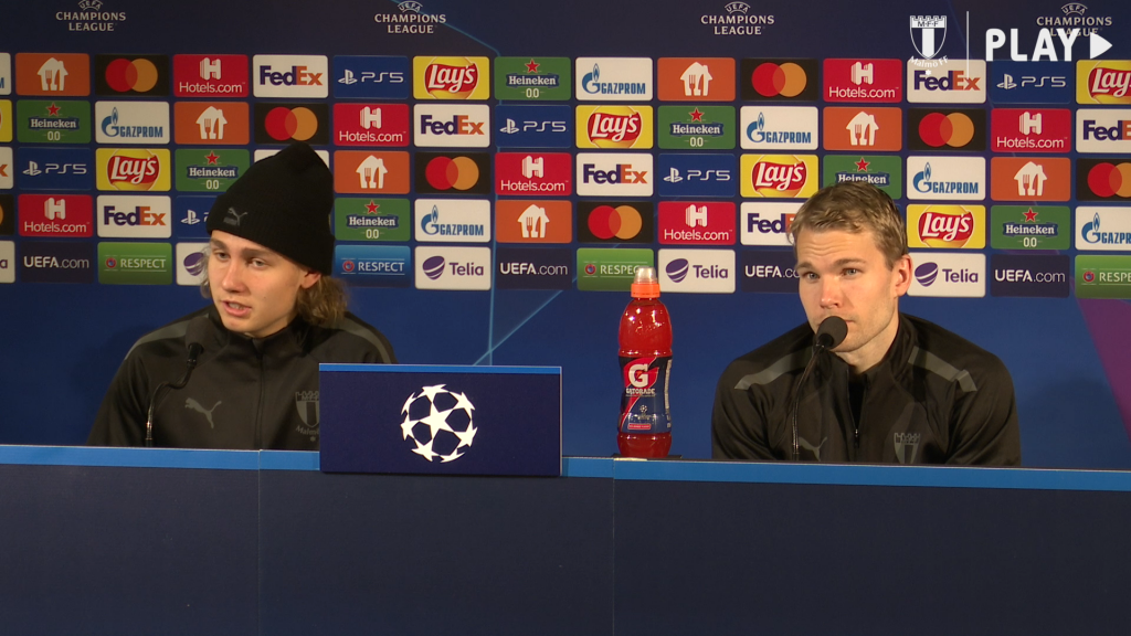 Presskonferens efter matchen: Malmö FF - Chelsea FC med Sebastian och Oscar