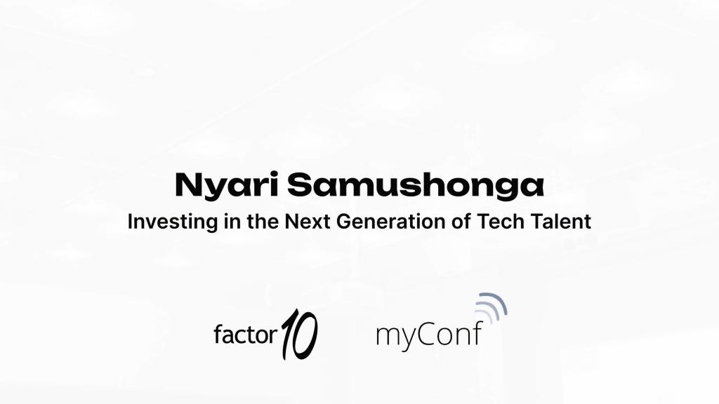 Nyari Samushonga at myConf 2023