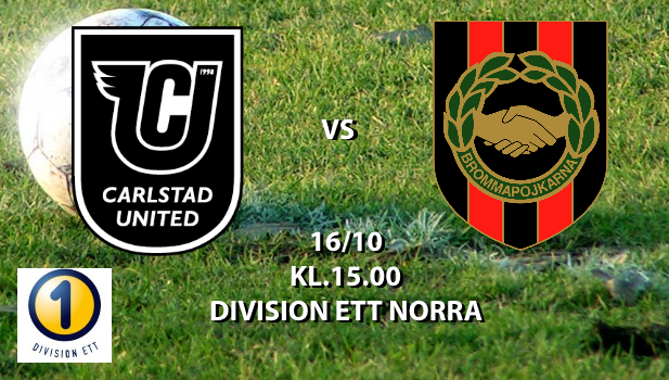 CARLSTAD UNITED BK - IF BROMMAPOJKARNA 16 okt 15:00