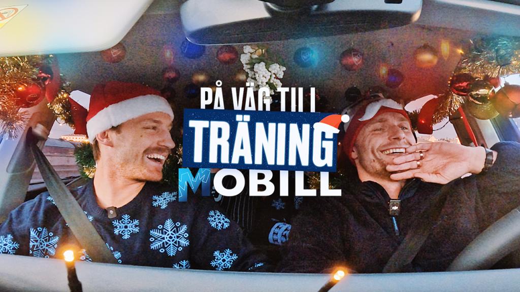 Följ med spelare i bilen inför jul!