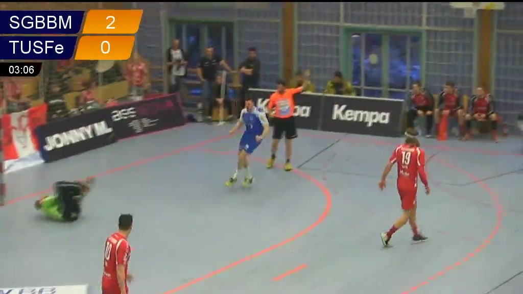 SG BBM vs, TUSFe. 1. Halbzeit (Test)