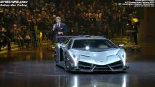 VIP Presentation Lamborghini Veneno with Stefan Winkelmann CEO Lamborghini in German