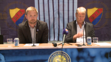 Presskonferensen efter Djurgården - Helsingborg 2012