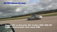 HD: ALPINA B5 vs Porsche 911 Turbo UMW 500 HP 50-270 km/h = ALPINABoard.com