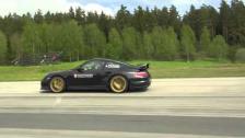 Porsche 991 GT3 PDK vs Porsche 997 GT2 (660 HP and 900 Nm ECU and exhaust)