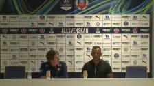 Presskonferensen efter 2-0 mot Helsingborg den 11 juli 2022