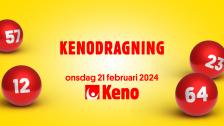 Keno onsdag 21 februari