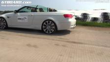 KTM X-Bow vs BMW M3 DCT Convertible (cameraman fail, without helmet)
