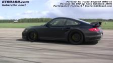 HD: 997 GT2 HD vs Porsche 911 Turbo (997) 6-speed Race 1 Cam 2: GTBOARD.com