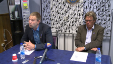 Presskonferensen efter Gefle-DIF 2012