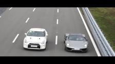 [50p] Exterior Porsche 918 Spyder vs Alpha 12+ Nissan GTR R35 Highspeed Oval