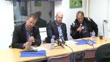 Presskonferensen efter Åtvidaberg-Djurgården 2012