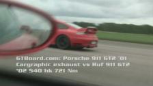 HD: Porsche 911 GT2 Cargraphic exhaust vs 911 GT2 540 HP