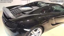 McLaren MP4-12C Spider roof action and top UP vs MP4-12C Coupe at Gran Turismo Expo Nacka Strand