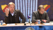 Presskonferensen efter DIF-AIK 2012