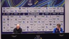 Presskonferensen efter AIK - Djurgården