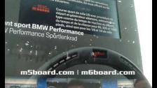 m5board.com Geneva 08: BMW Performance Sport steeringwheel