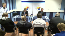 Presskonferensen efter DIF-BK Häcken 2012