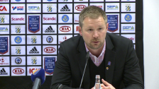 MP på presskonferensen efter IFK Göteborg-DIF 2012