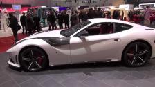 Mansory Ferrari F12 STALLONE: pearl white in superdetail Geneva 2013