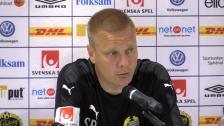 Presskonferensen efter 0-0-mötet med Elfsborg