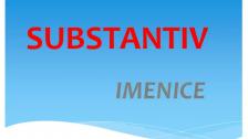 Substantiv imenice