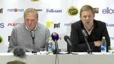 Presskonferensen efter Elfsborg - Djurgården