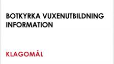 Klagomål och förslag (på turkiska)