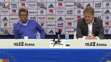 Presskonferensen efter Kalmar Djurgården